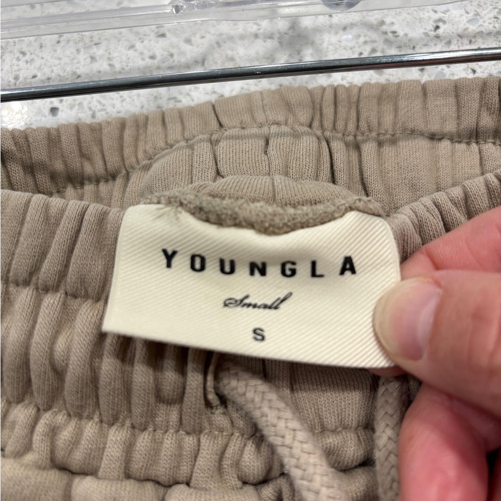 YoungLA Cargo Sweatpants - Tan - Women's Small - Picture 4 of 4
